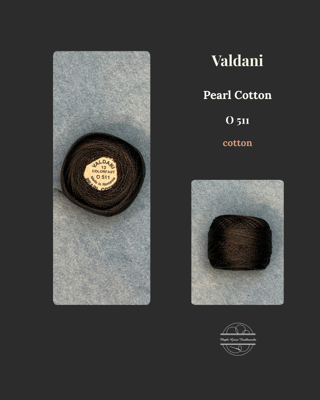 Valdani_O511_Pearl_Cotton_Size_12_Embroidery_Threads