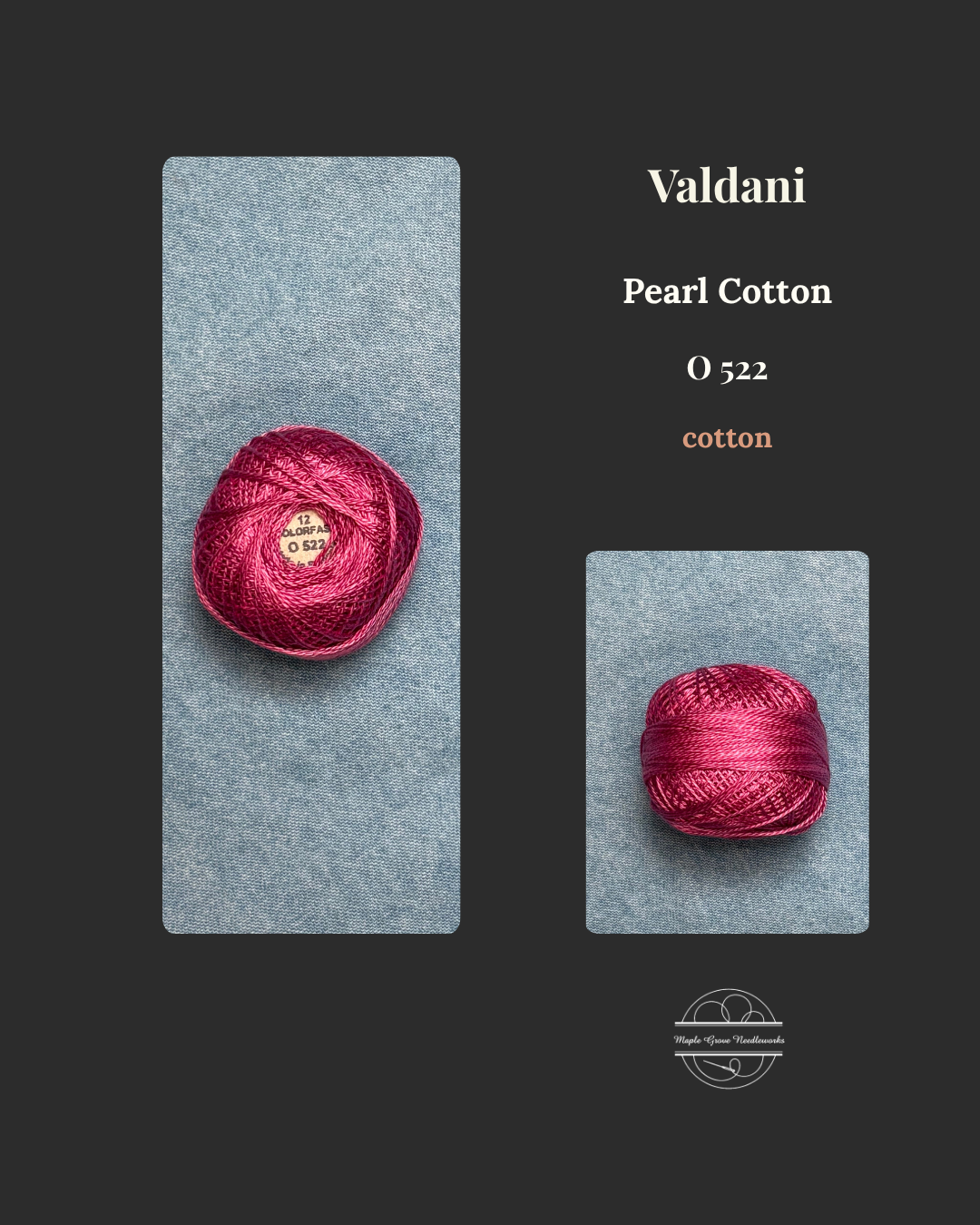 Valdani_O_522_Pearl_Cotton_Size_12_Embroidery_Threads