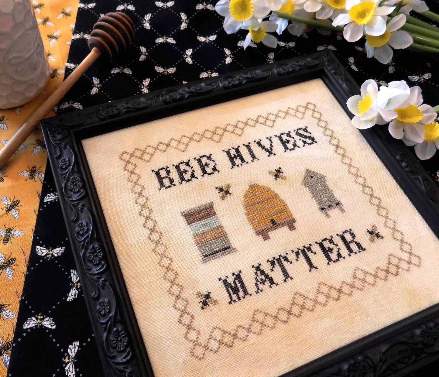 Bee Hives Matter - The Nebby Needle - Maple Grove Needleworks