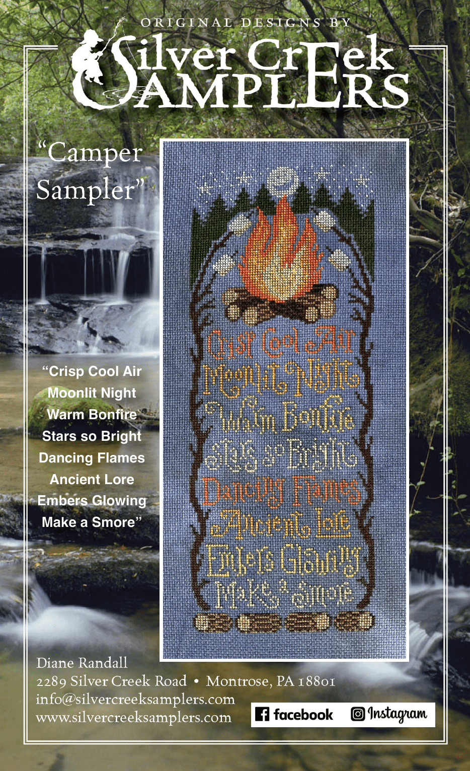 Camper Sampler Silver Creek Samplers - Maple Grove Needleworks