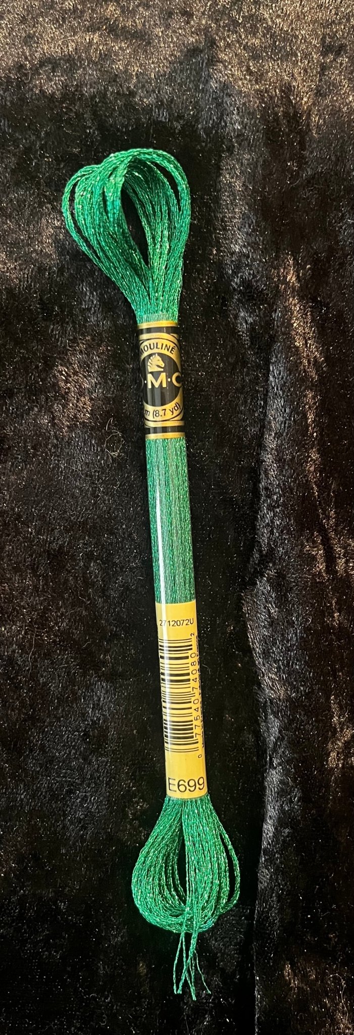 DMC Green Metallic E699 Mouline Light Effects - Maple Grove Needleworks