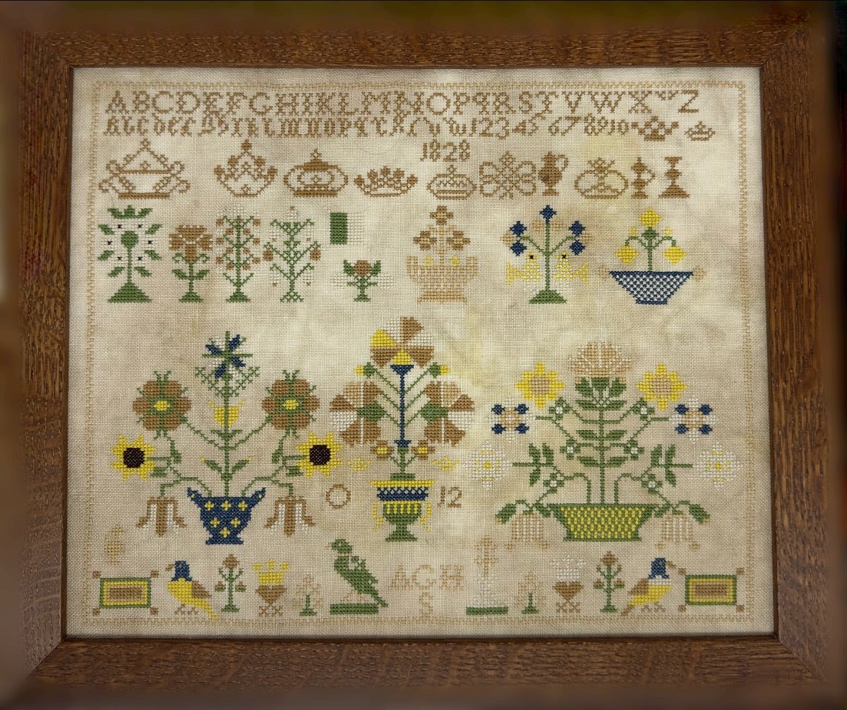 Flowers & Crowns SamBrie Reproduction Sampler