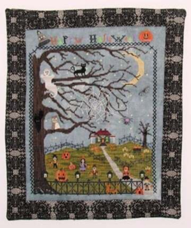 Haunted Hillside Farm - Praiseworthy Stitchers - Maple Grove Needleworks