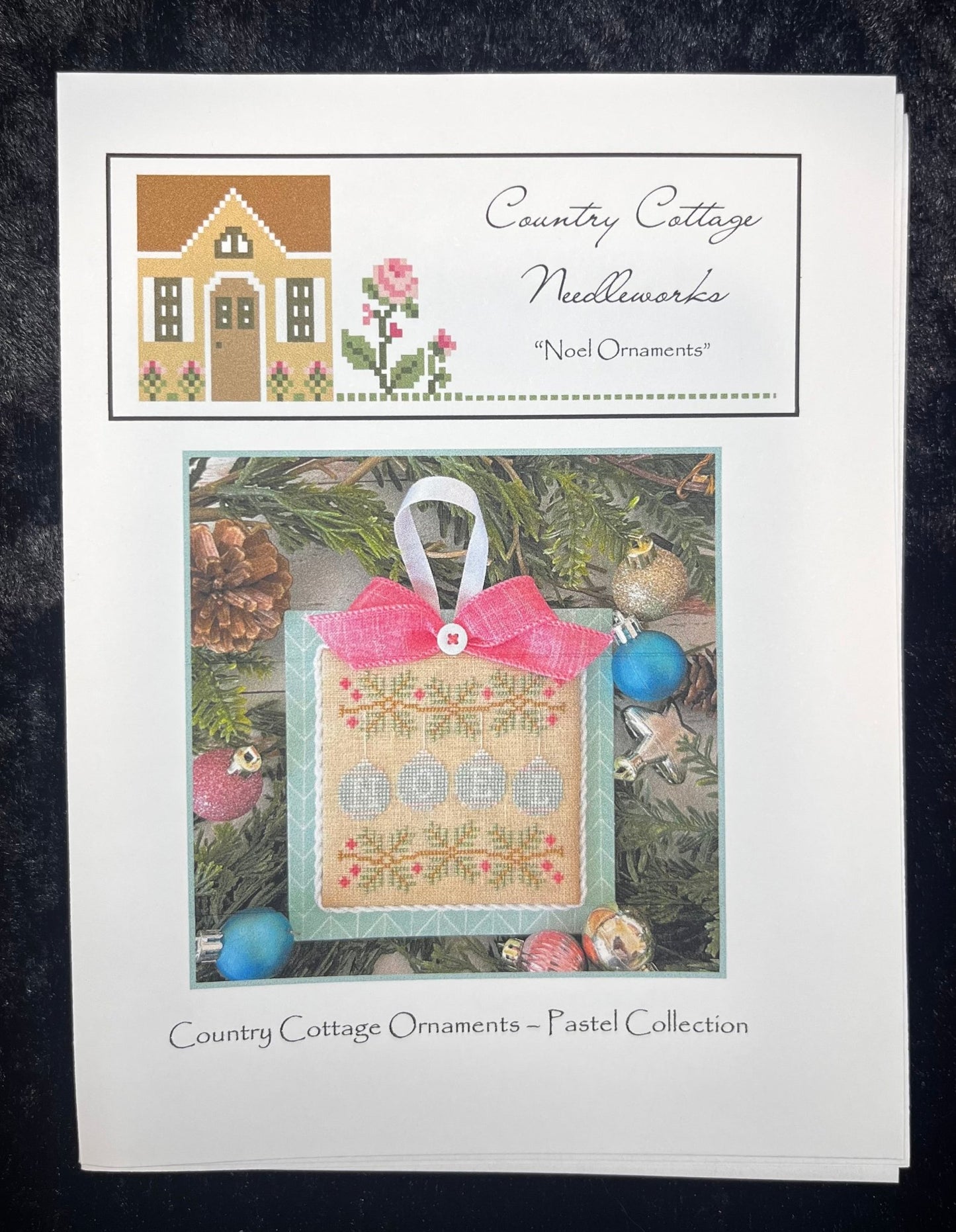 Noel Ornaments Cottage House Needleworks - Maple Grove Needleworks