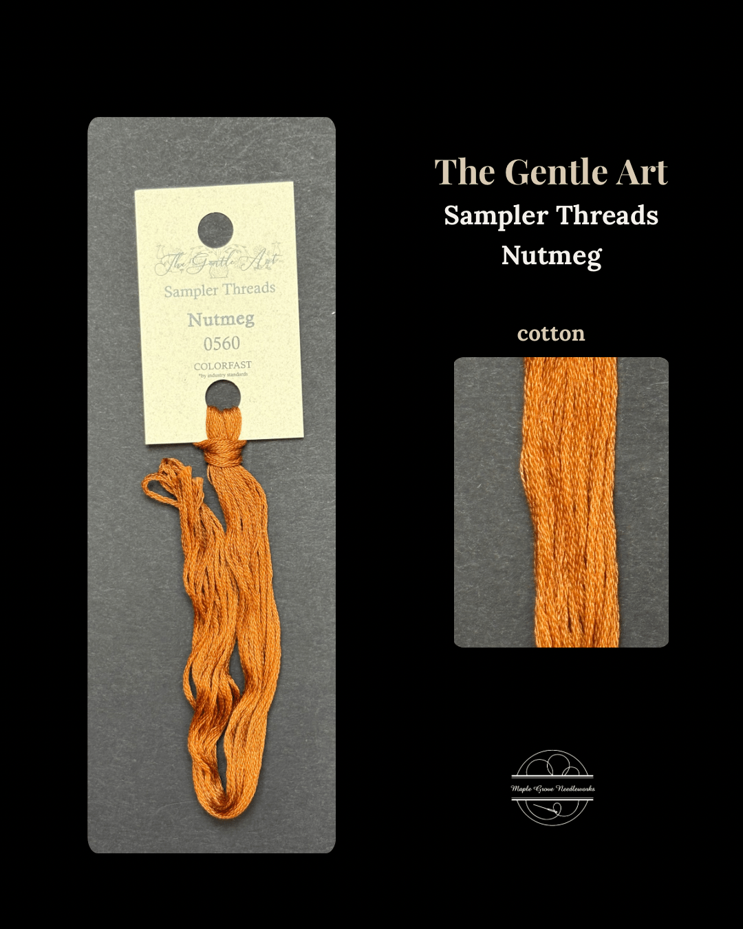 Nutmeg 0560 – The Gentle Art Sampler Threads Embroidery Floss - Maple Grove Needleworks