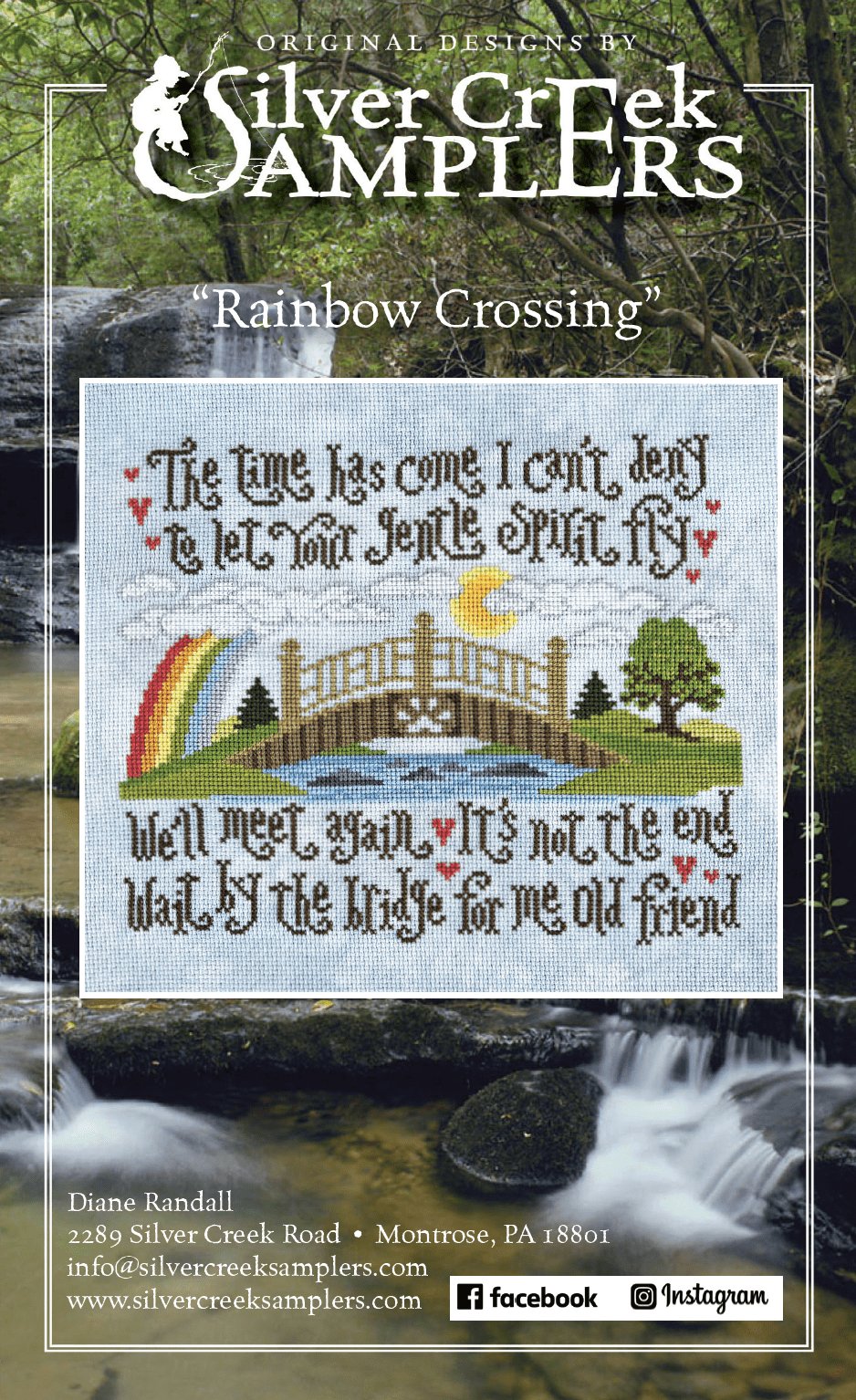 Rainbow Crossing Silver Creek Samplers - Maple Grove Needleworks