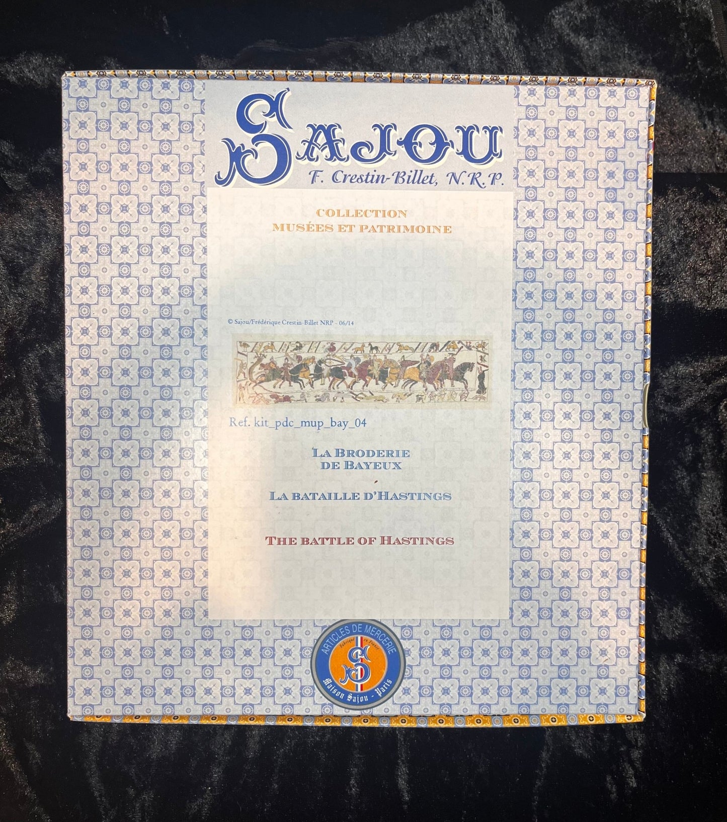 The Battle of Hastings Cross Stitch Kit |Sajou Crestin Needlework | Cross Stitch - Maple Grove Needleworks