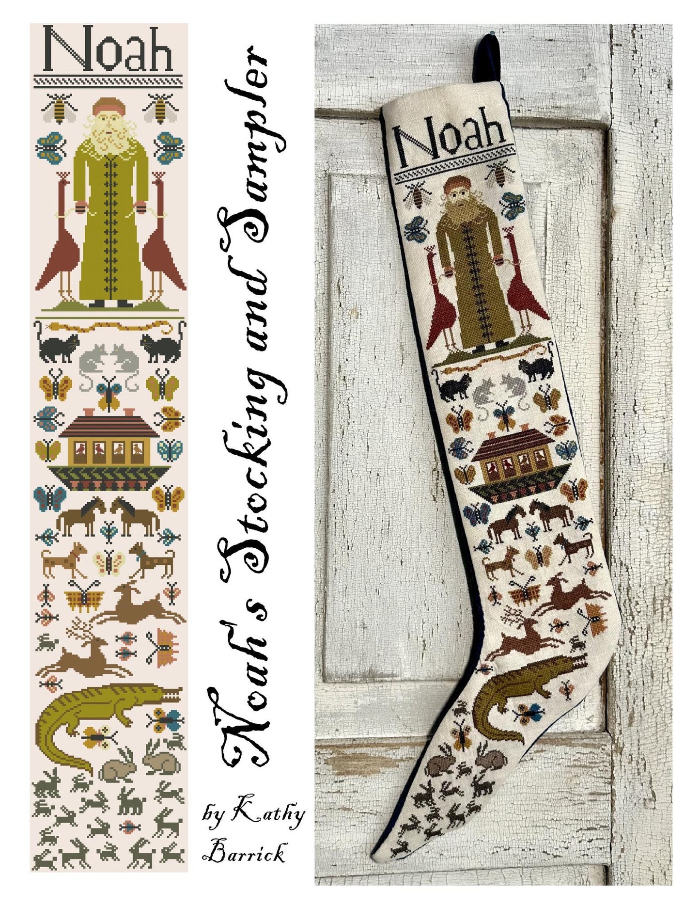 Noah's Stocking and Sampler