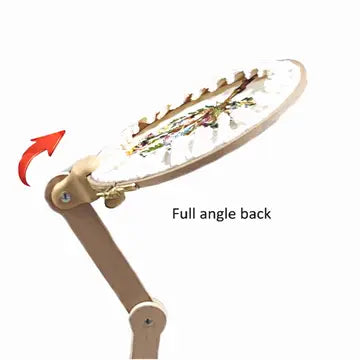 Tennis racket with a full angle back view on a white background