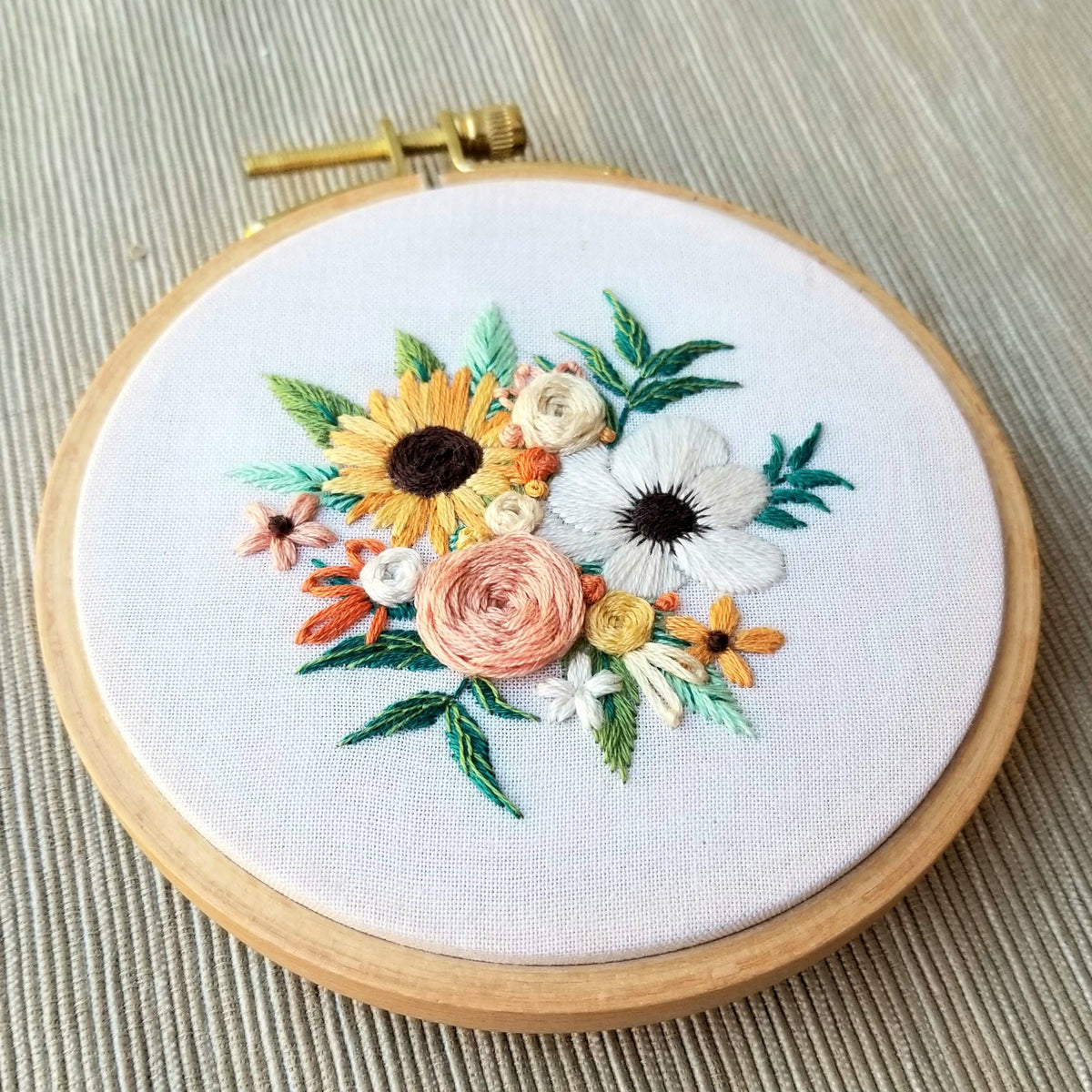 Floral Embroidery Kit Jessica Long Embroidery