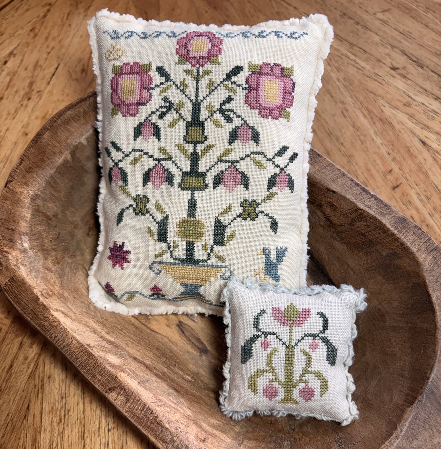 Hannah's Flower Baskets Cross Stitch Pattern