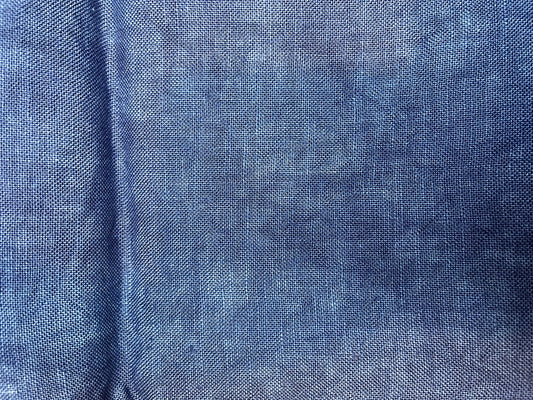 Fiber on A Whim 36ct Edinburgh Linen Sapphire Fat Quarter