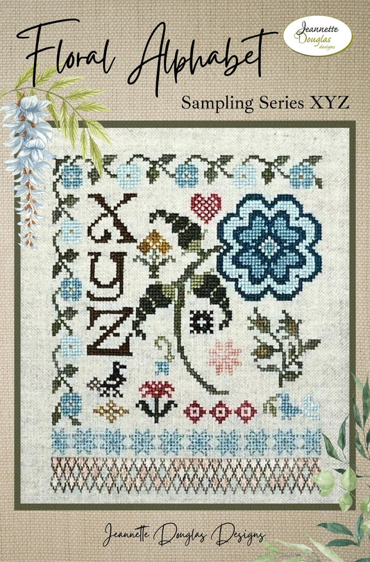 Floral Alphabet Sampling Series XYZ
