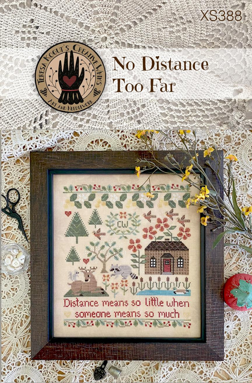 No Distance Too Far Cross Stitch Pattern