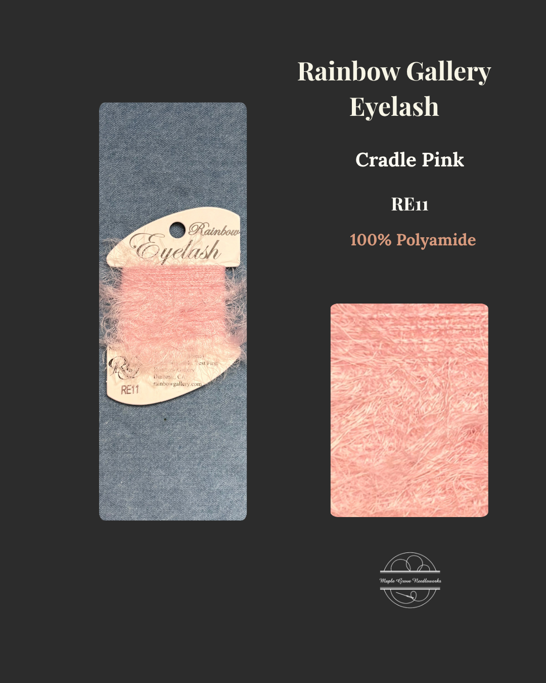 Rainbow_Gallery_Eyelash_Cradle_Pink_RE11_Embroidery_Thread