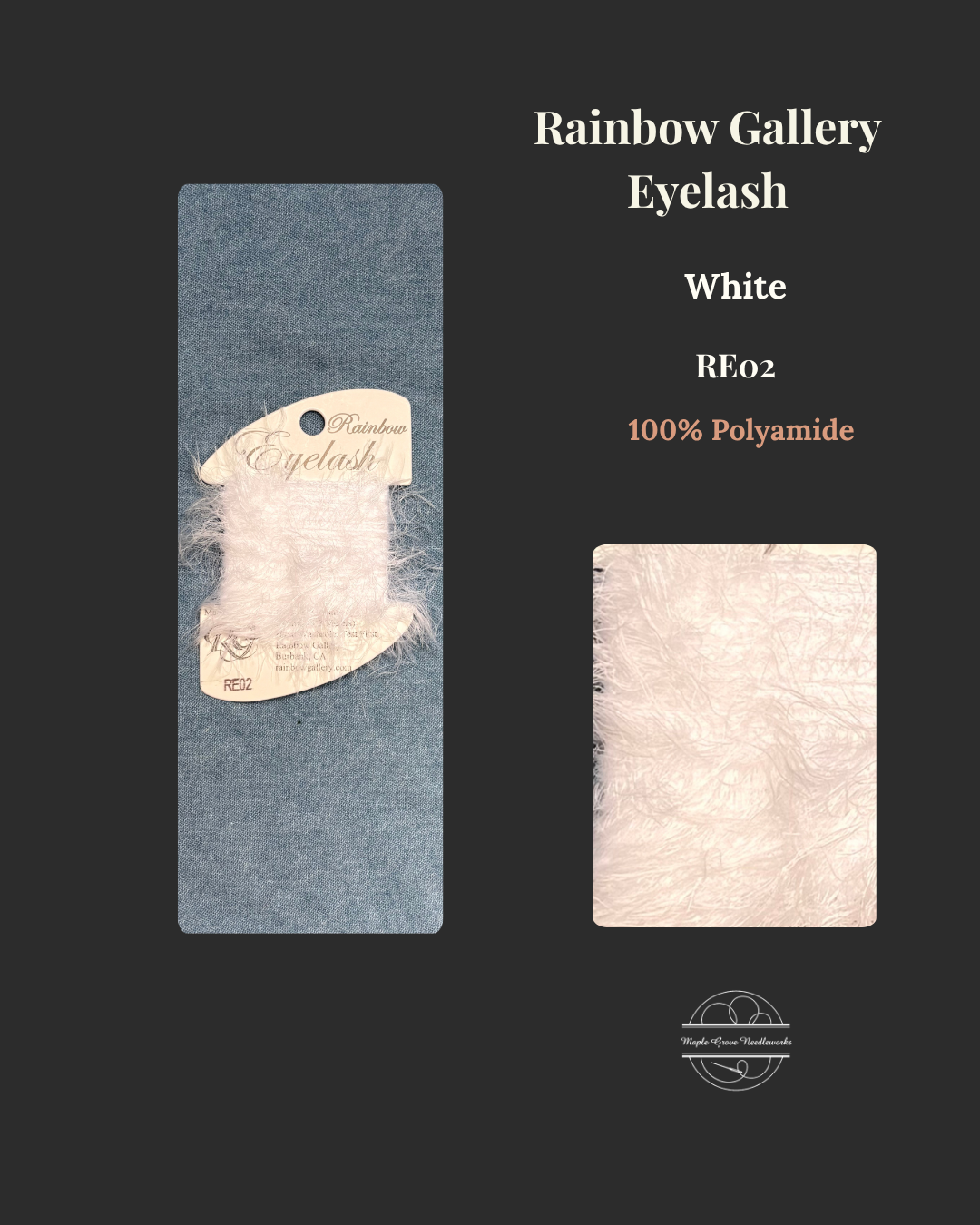 Rainbow_Gallery_Eyelash_WHITE RE02_Embroidery_Threads