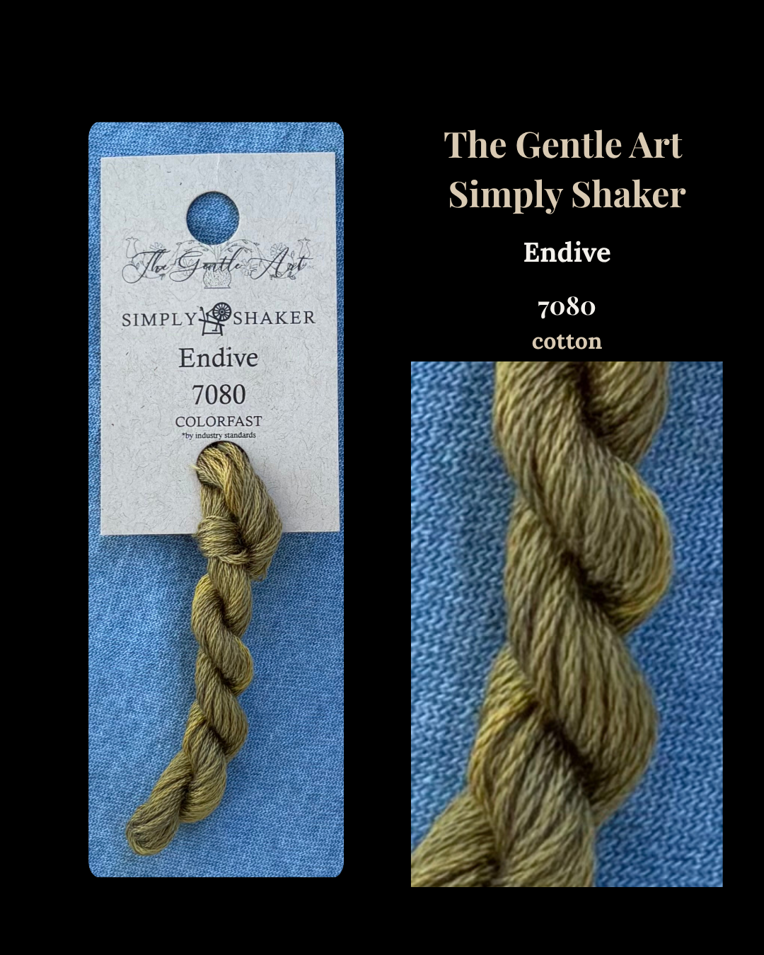 Skein of The Gentle Art Simply Shaker 7080 Endive