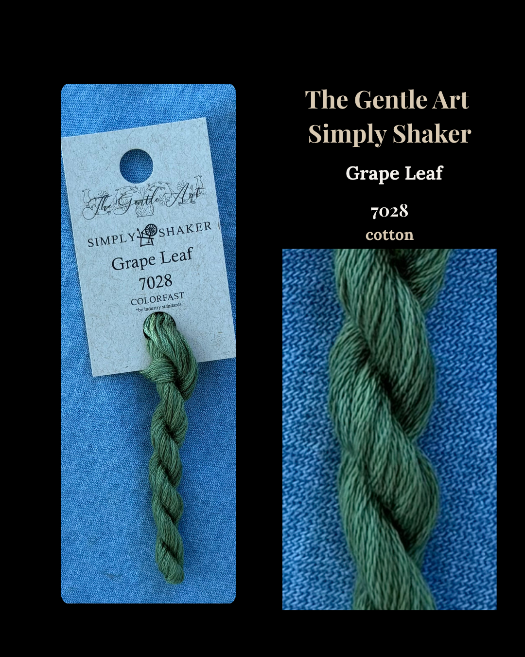 Simply Shaker by The Gentle Art Grape Leaf 7028