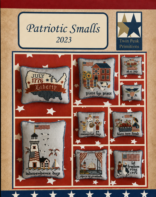 Twin Peak Primitives Patriotic Smalls 2023  booklet