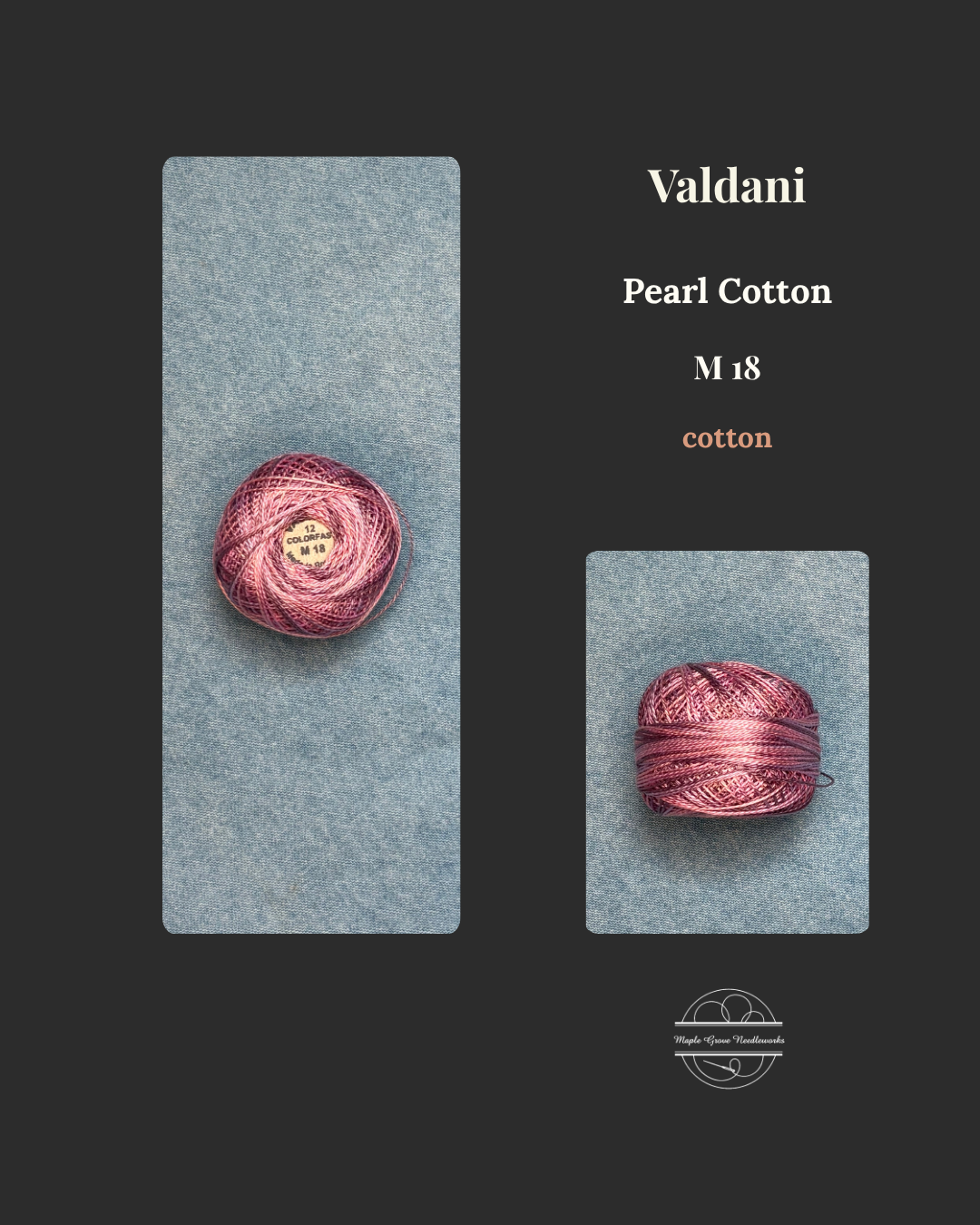 Valdani_M18_Pearl_Cotton_Size_12_Embroidery_Threads