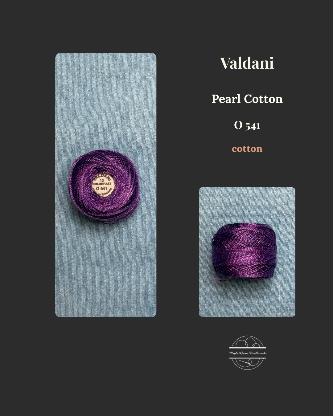 Valdani_O541_Pearl_Cotton_Size_12_Embroidery_Threads