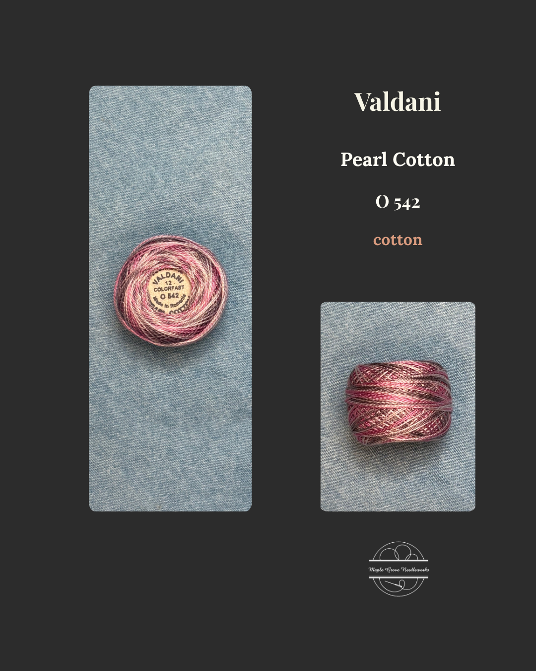 Valdani_O542_Pearl_Cotton_Size_12_Embroidery_Thread
