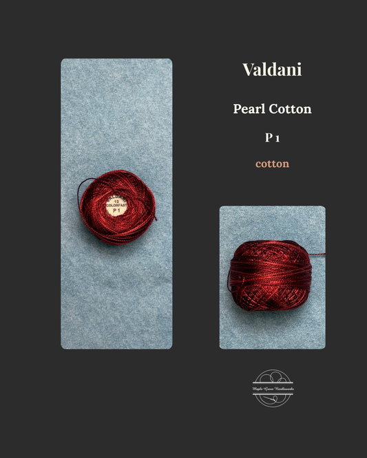 Valdani_P1_Pearl_Cotton_Size_12_Embroidery_Threads