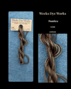 Weeks Dye Works Pamlico cotton thread on a blue background