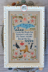 Beach Comber Lindy Stitches Cross Stitch Pattern