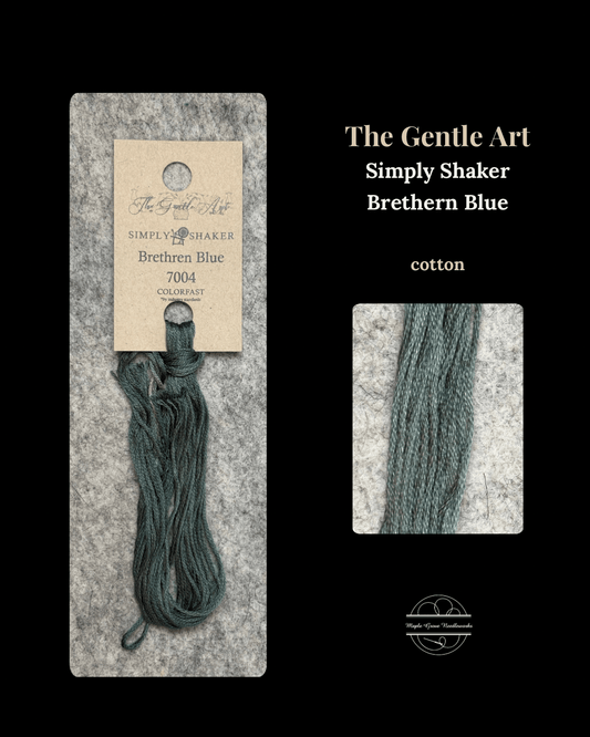 Brethren Blue 7004 – The Gentle Art Simply Shaker Embroidery Floss - Maple Grove Needleworks