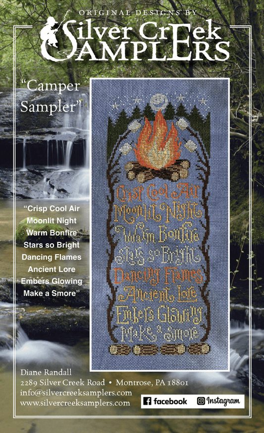 Camper Sampler Silver Creek Samplers - Maple Grove Needleworks