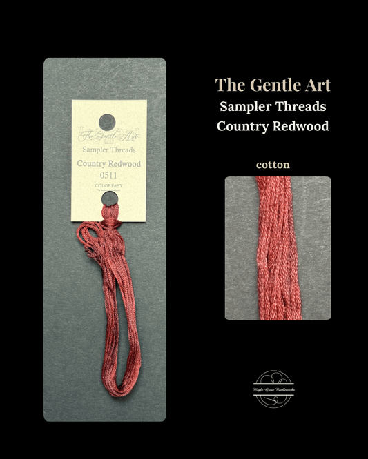 Country Redwood 0511 – The Gentle Art Sampler Threads Embroidery Floss - Maple Grove Needleworks