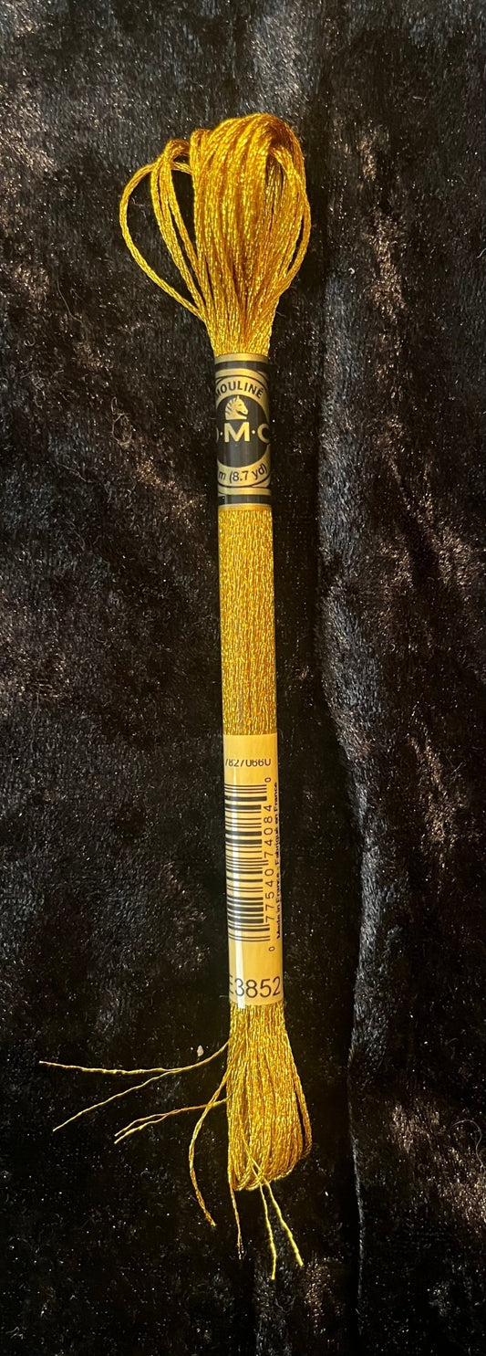 DMC Gold Metallic E3821 Mouline Light Effects - Maple Grove Needleworks