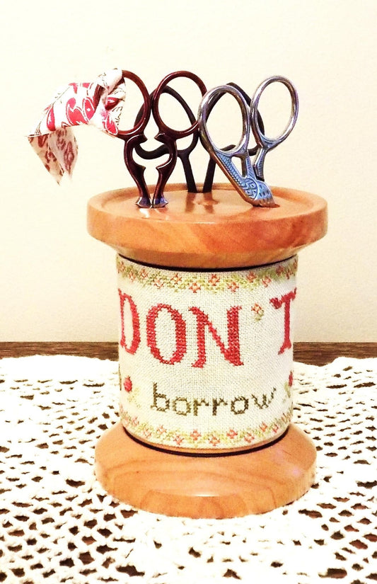 Don't Touch Scissor Spool - The Nebby Needle - Maple Grove Needleworks