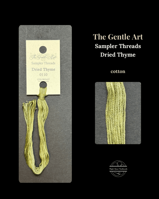 Dried Thyme 0110 – The Gentle Art Sampler Threads Embroidery Floss - Maple Grove Needleworks