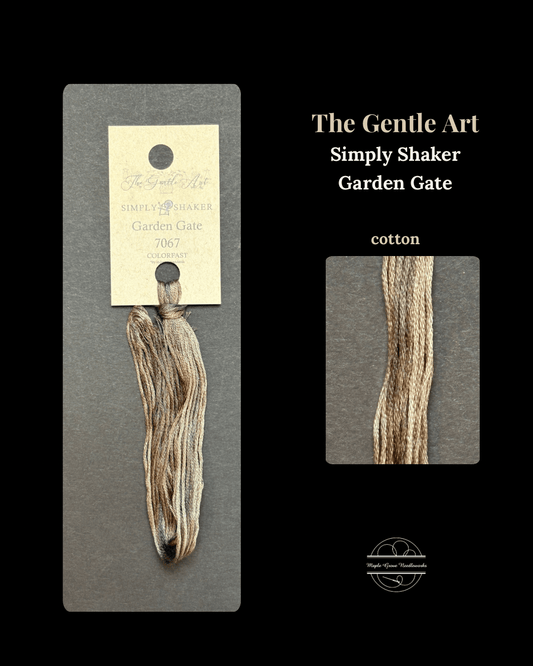 Garden Gate 7067 – The Gentle Art Simply Shaker Embroidery Floss - Maple Grove Needleworks