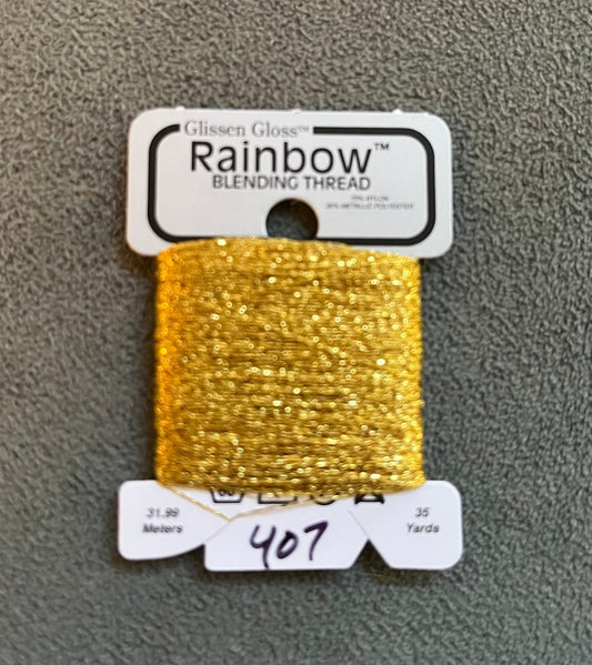 Glissen Gloss Rainbow Blending Thread Brass R407 - Maple Grove Needleworks