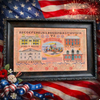 Washington's Headquarters Sampler Cross Stitch Pattern