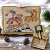 Santa's Patriotic Eve Set Cross Stitch Pattern