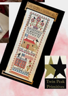 Patriotic Band Sampler Cross Stitch Pattern