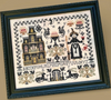 Witch House Sampler Cross Stitch Pattern
