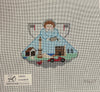 Indiana Angel With Golden Charm  - Maple Grove Needleworks