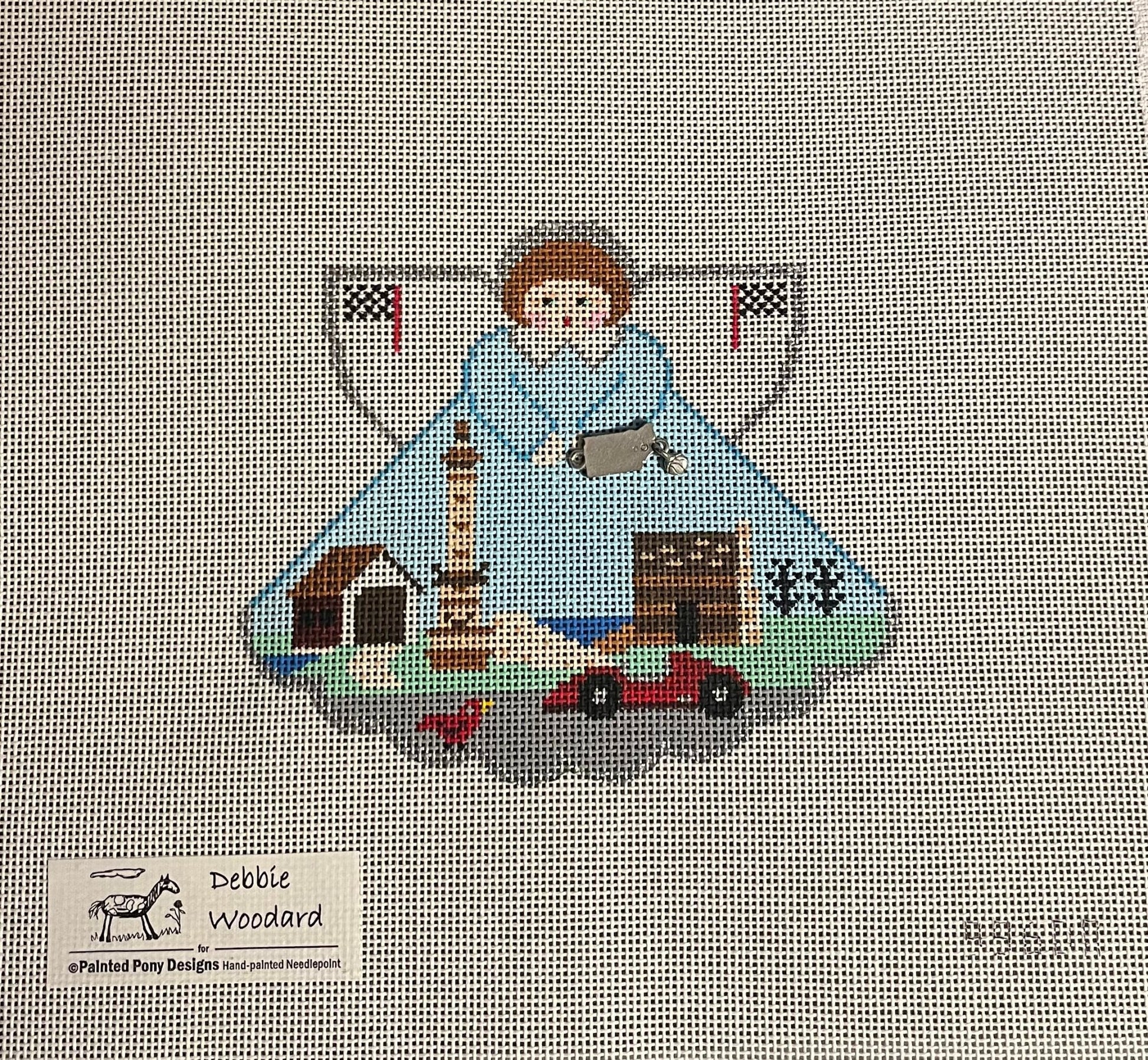 Indiana Angel With Golden Charm  - Maple Grove Needleworks