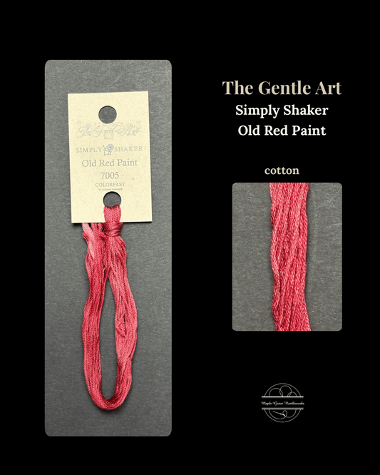 Old Red Paint 7005 – The Gentle Art Simply Shaker Embroidery Floss - Maple Grove Needleworks