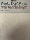 Parchment Solid Wool Fabric – Weeks Dye Works Hand - Dyed Wool - Maple Grove Needleworks