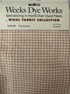 Parchment Wool Fabric Houndstooth – Weeks Dye Works Hand - Dyed Wool - Maple Grove Needleworks