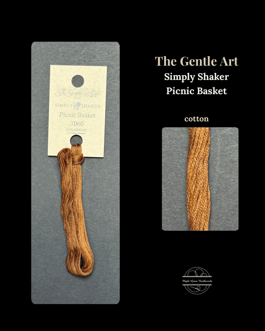 Picnic Basket 7060 – The Gentle Art Simply Shaker Embroidery Floss - Maple Grove Needleworks