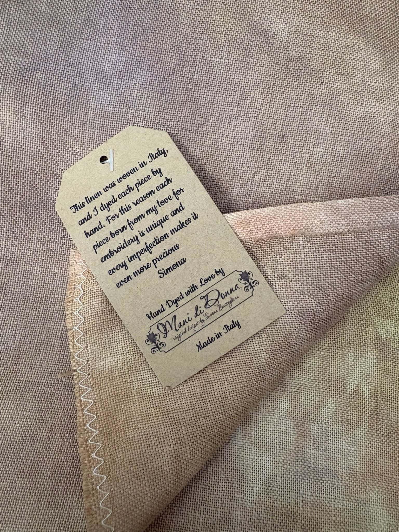 Purple Garden 32ct Hand - Dyed Linen – Mani di Donna Cross Stitch Fabric - Maple Grove Needleworks