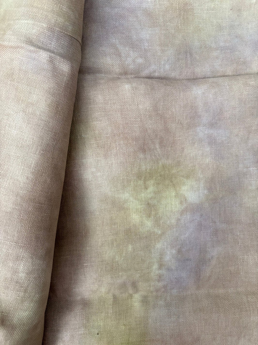 Purple Garden 40ct Hand - Dyed Linen – Mani di Donna Cross Stitch Fabric - Maple Grove Needleworks