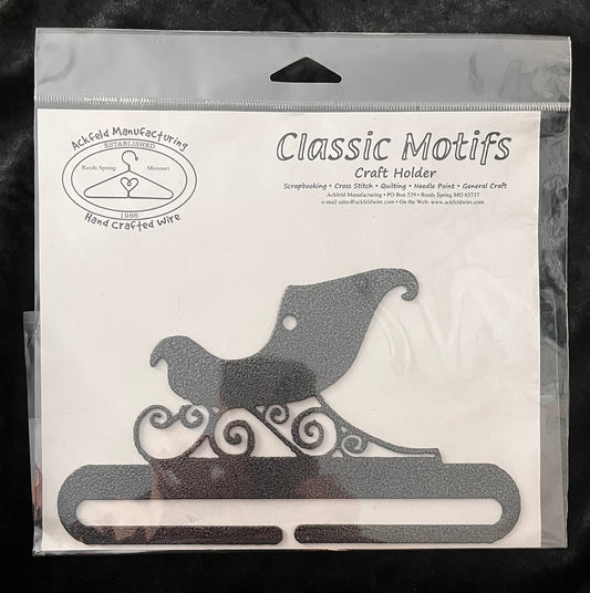 Bronzed Metal Sleigh Bellpulls  - Ackfeld Manufacturing, Metal, - Maple Grove Needleworks